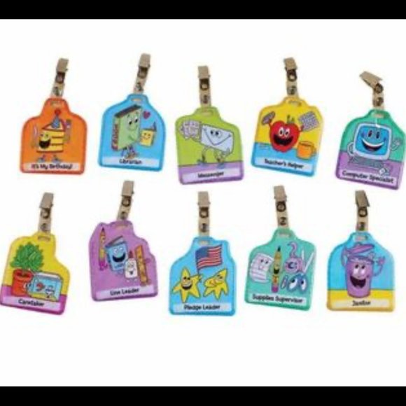 Brand New Classroom Teacher's Helpers Tag Set / Responsibility Badges - Picture 4 of 8